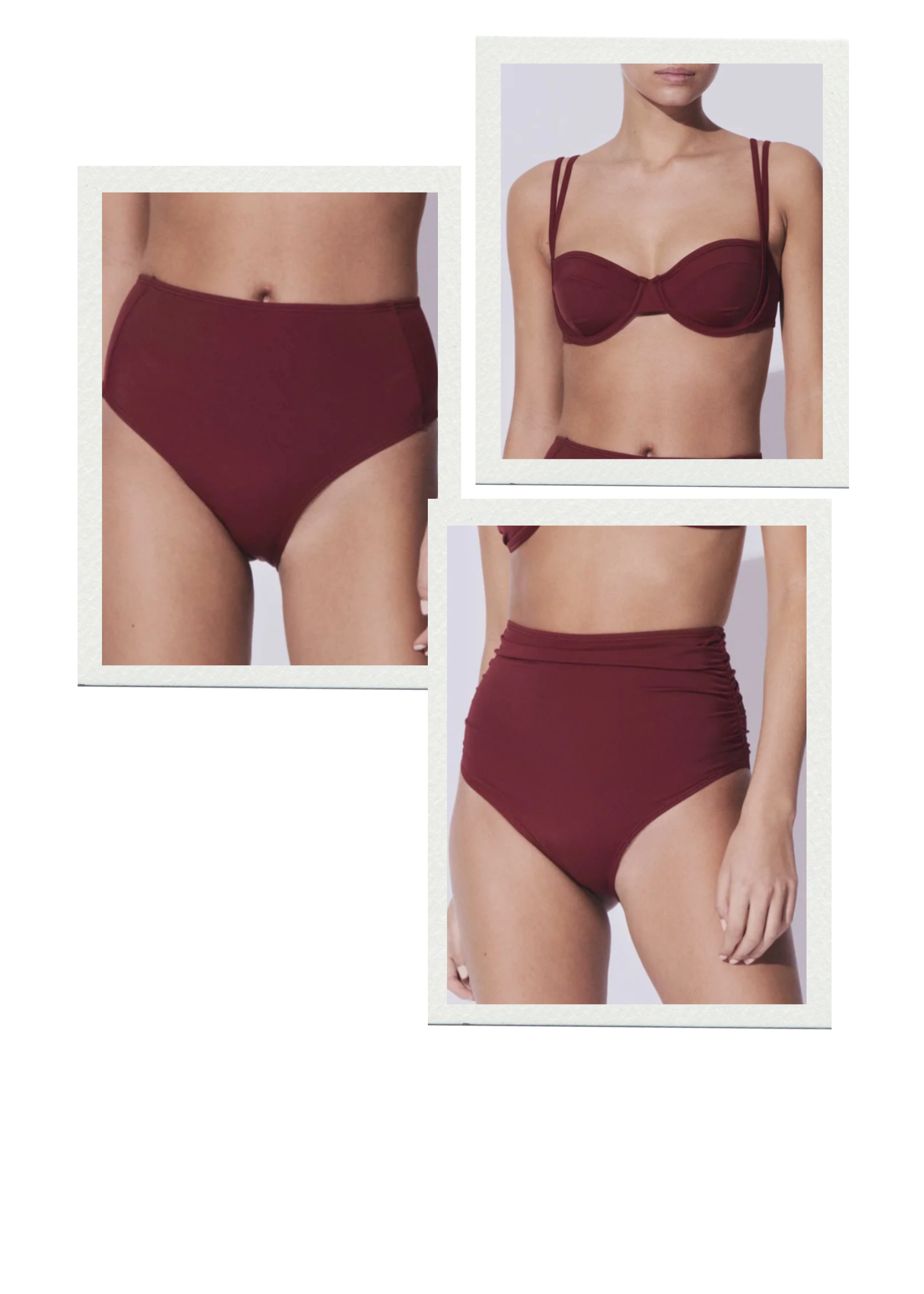 Kumanomi Set + Nikko Bottoms Burgundy