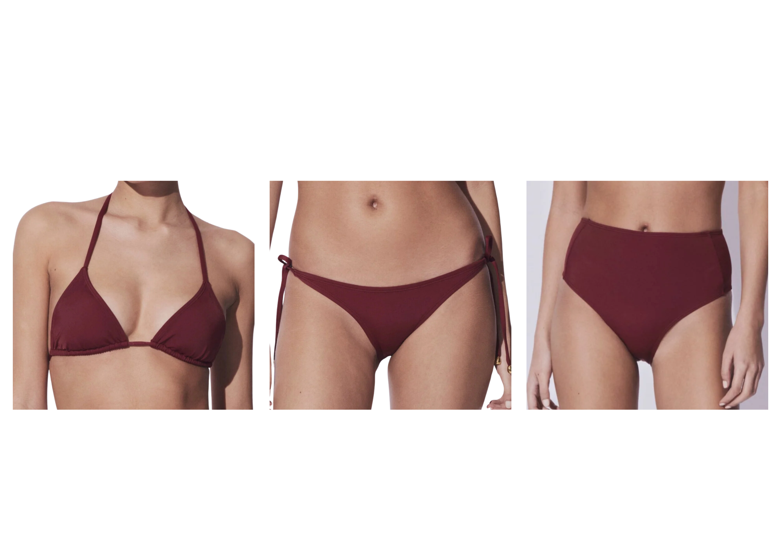 burgundy bikini bundle