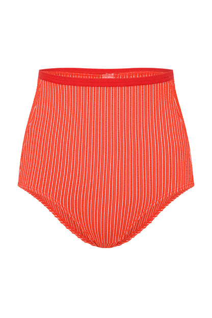 red bikini bottoms