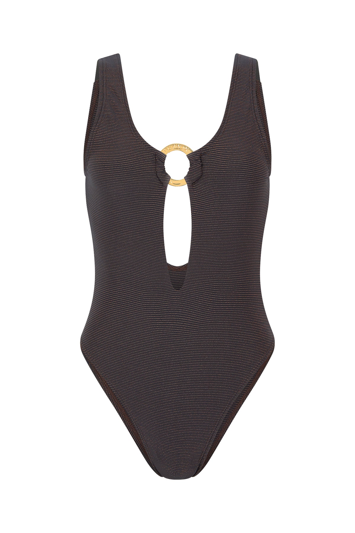 Gonio One-Piece Swimsuit in bronze by Kōraru