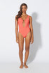 one piece swimsuit red