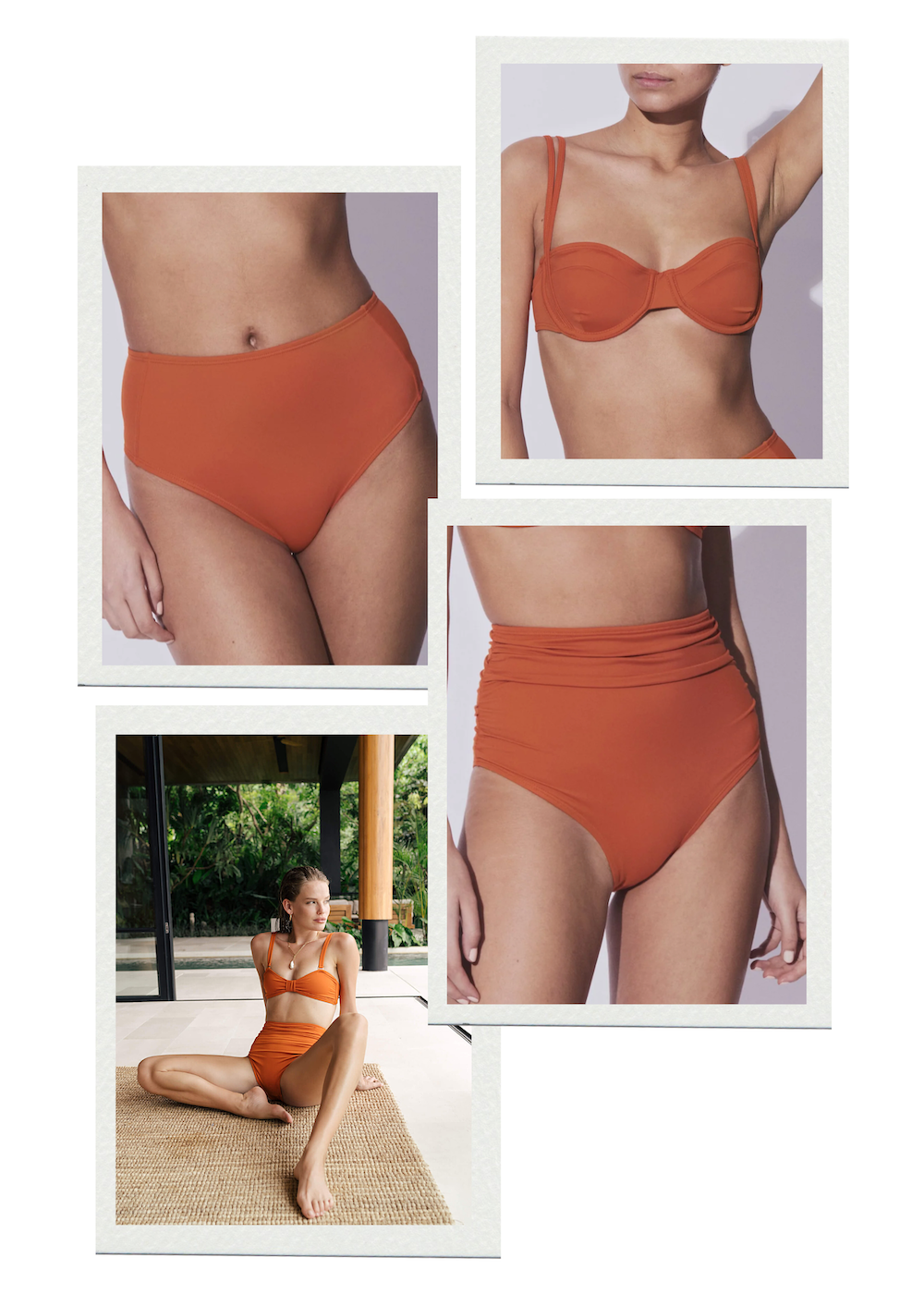 Kumanomi Set + Nikko Bottoms Etnico koraru sustainable swimwear