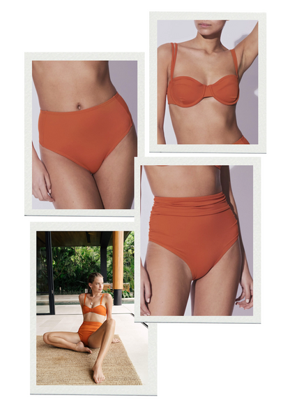 Kumanomi Set + Nikko Bottoms Etnico koraru sustainable swimwear