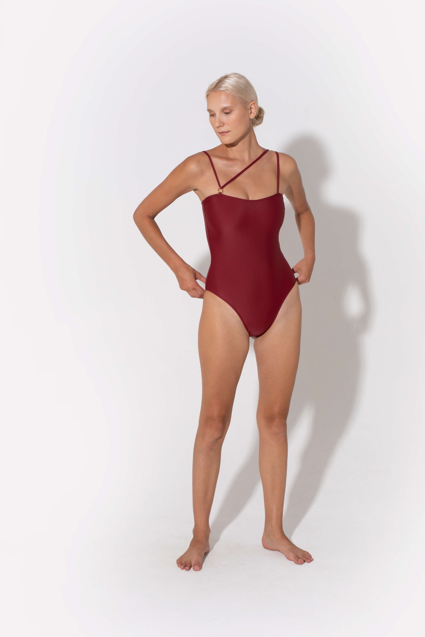 one piece swimsuit for big tummies that help you  keep everything in like shapewear. Luxury swimwear for big busts