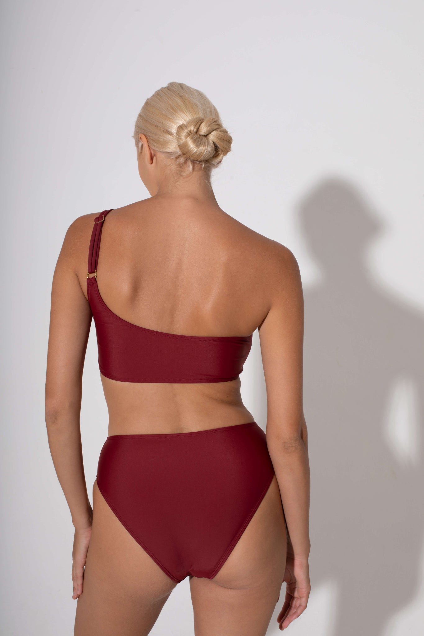 Use Koraru swimwear when you go boating or surfing. perfect to wear for summer sports and activities. Red color bikini bottoms with high coverage and comfort