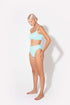 Koraru is swimwear for women who want to be confident and comfortable. beautiful blue bikini made from recycled fabrics