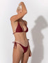 best red color bikini to wear to get a tan