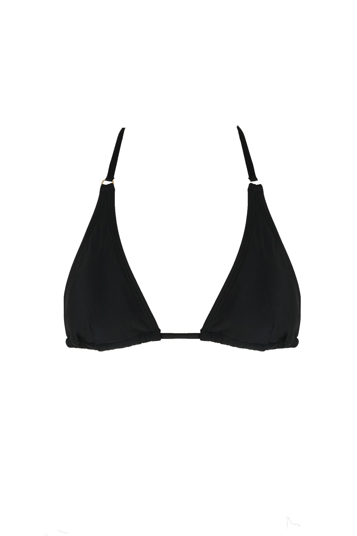 black triangle top bikini luxury swimwear koraru sustainable swimwear halther bikini top