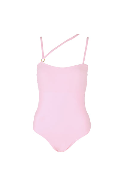 pink one piece swimsuit koraru sustainable swimwear ethical bathing suits koraru best swimwear